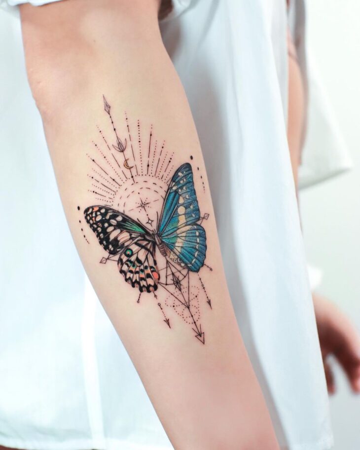 tatuagem de borboleta 121