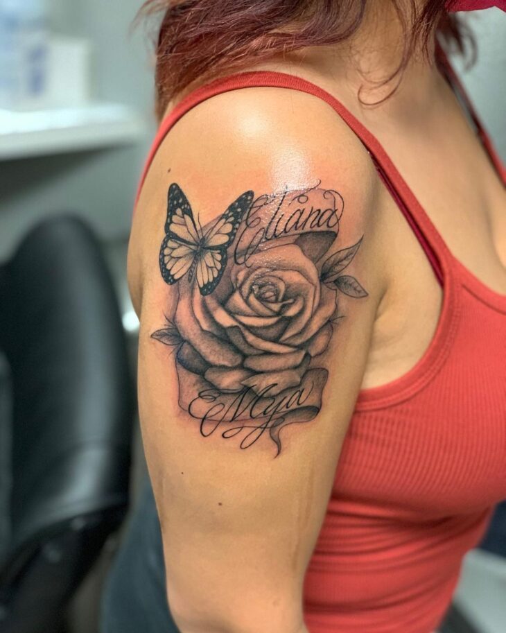 tatuagem de borboleta 321