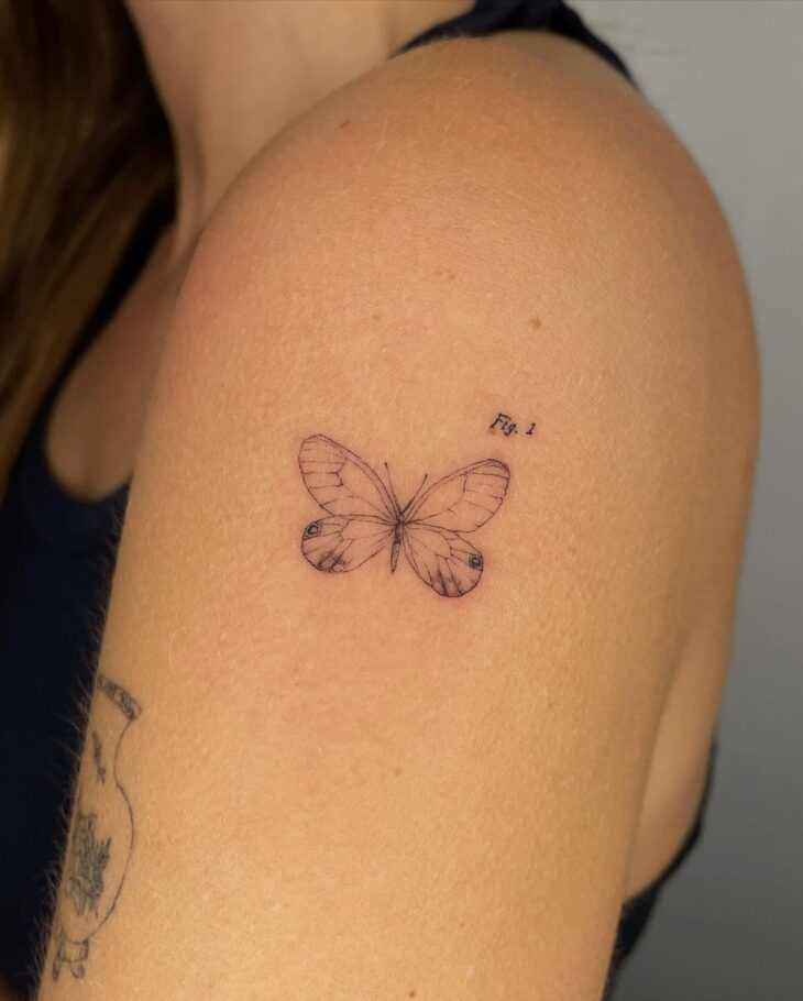 tatuagem de borboleta 108