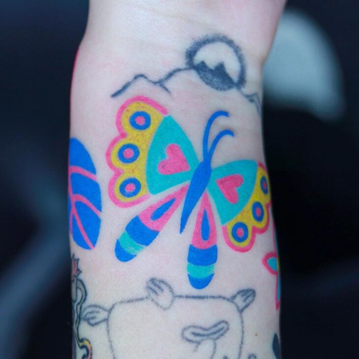 tatuagem de borboleta 337