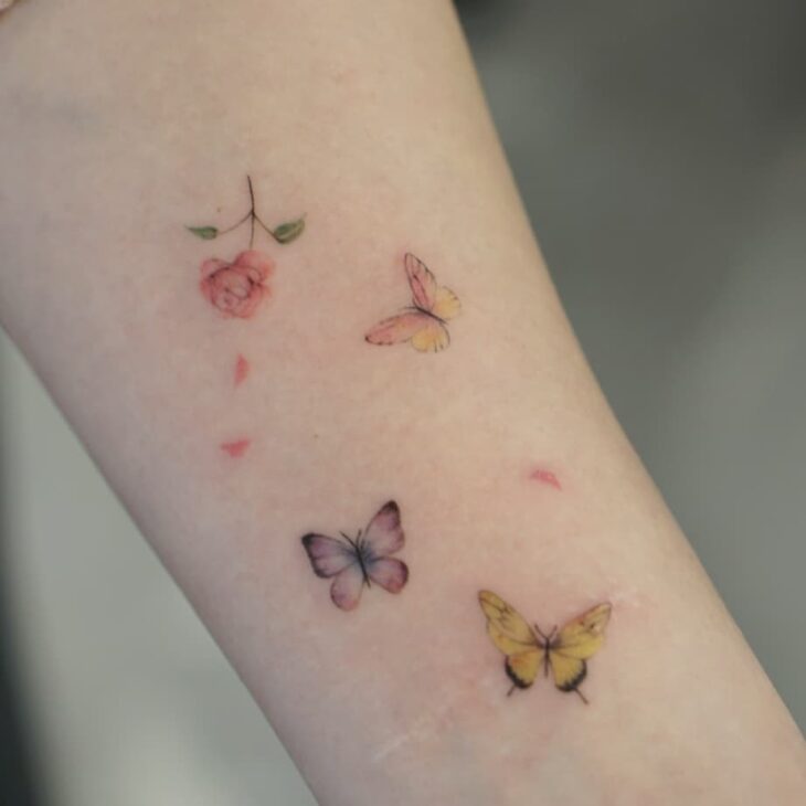 tatuagem de borboleta 134