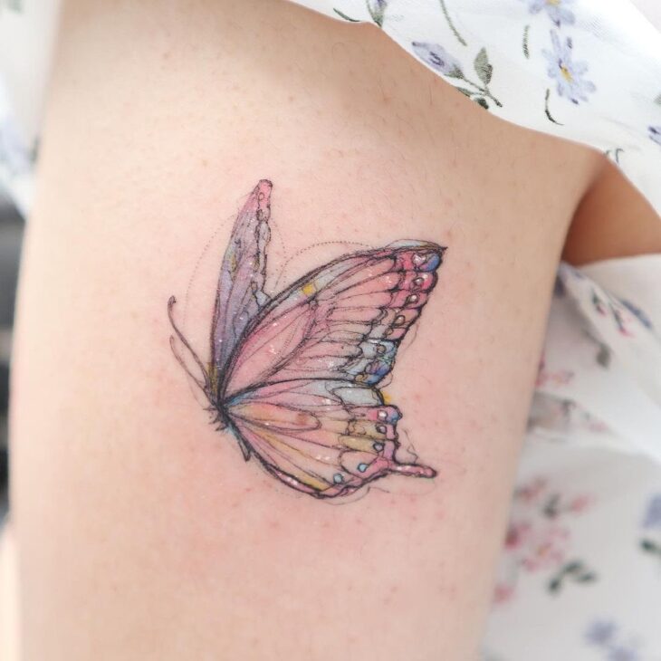 tatuagem de borboleta 123