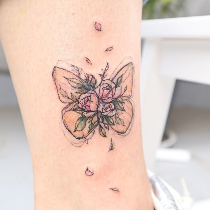 tatuagem de borboleta 370