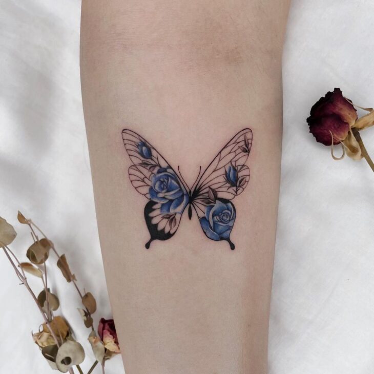 tatuagem de borboleta 372