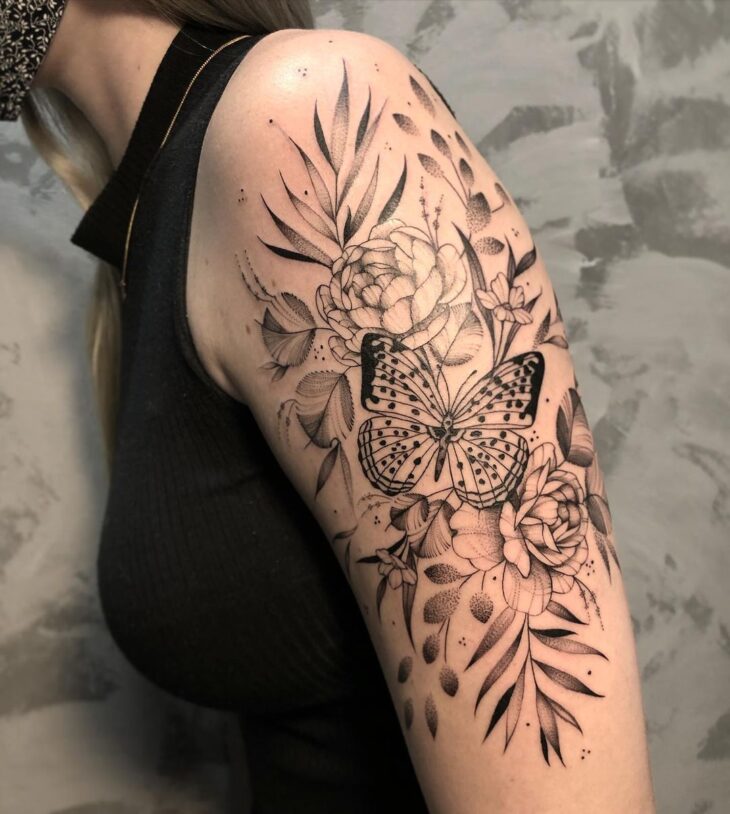 tatuagem de borboleta 377