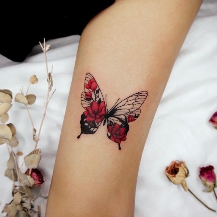 tatuagem de borboleta 385