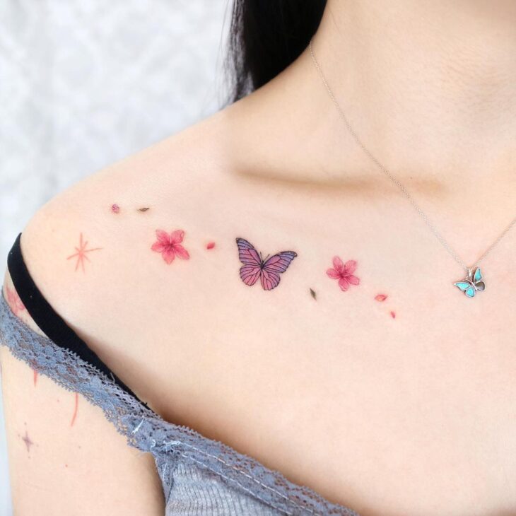 tatuagem de borboleta 386