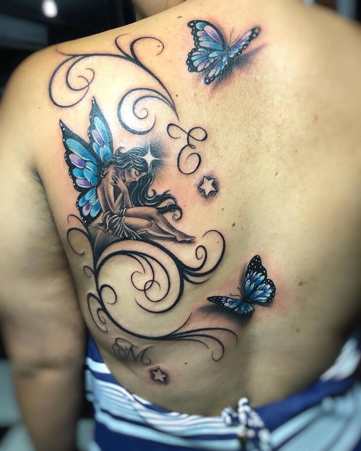 tatuagem de borboleta 397