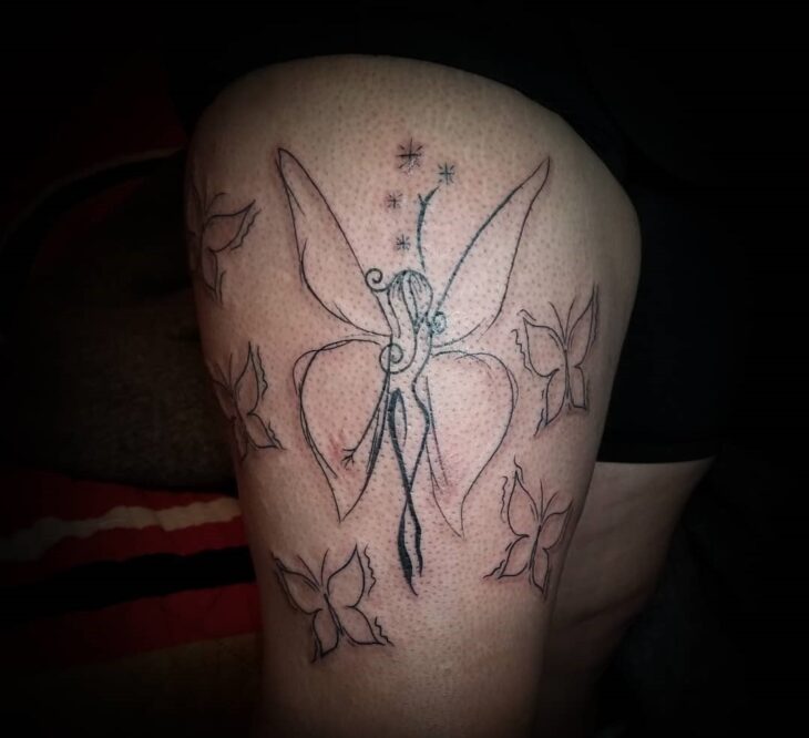 tatuagem de borboleta 413