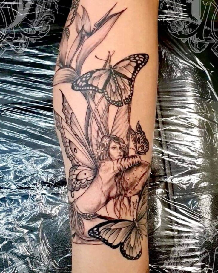 tatuagem de borboleta 205