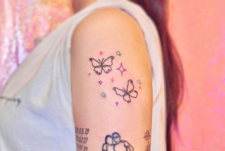 tatuagem de borboleta 252