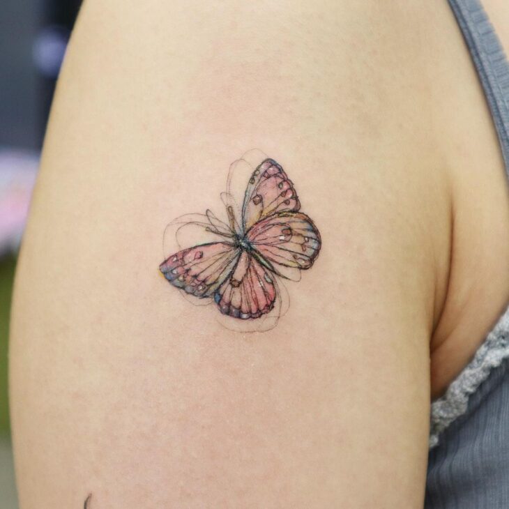 tatuagem de borboleta 88