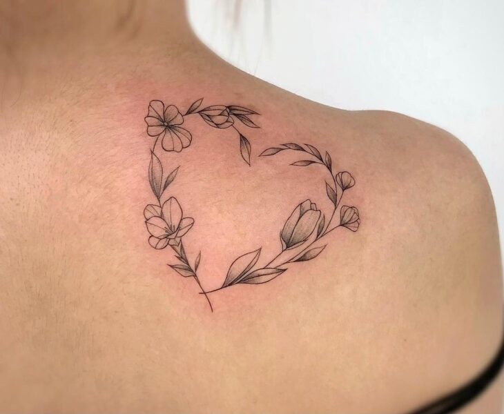 tatuagem de coração 125