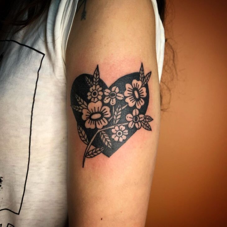 tatuagem de coração 164