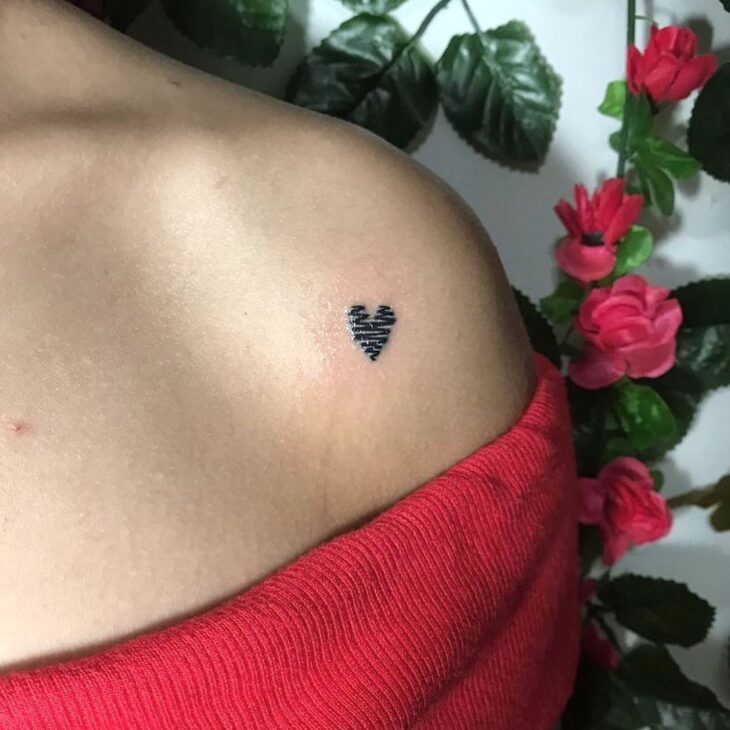 tatuagem de coração 76