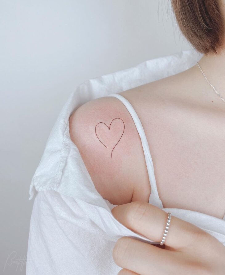 tatuagem de coração 82