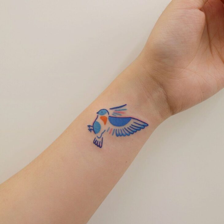 Tatuagem de pássaros 34