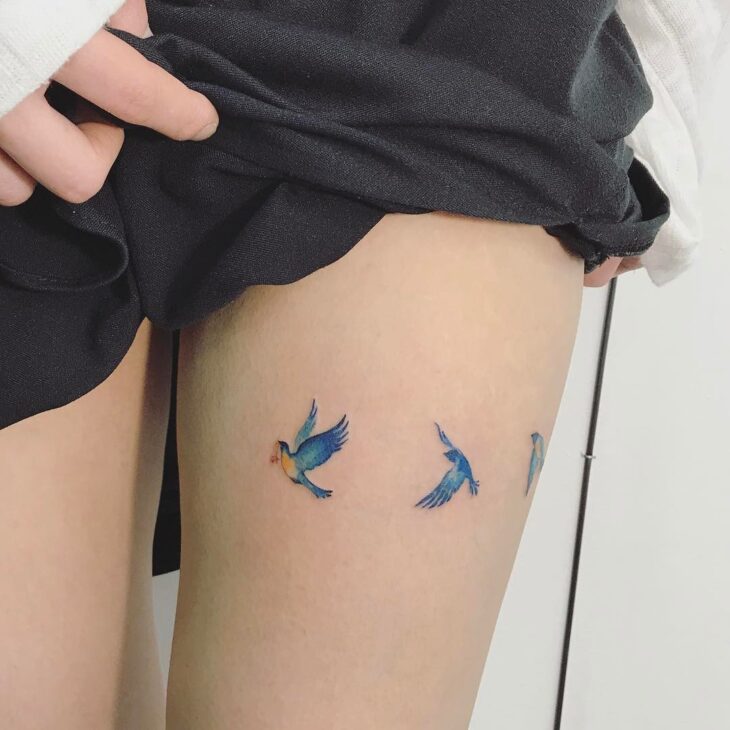 Tatuagem de pássaros 62