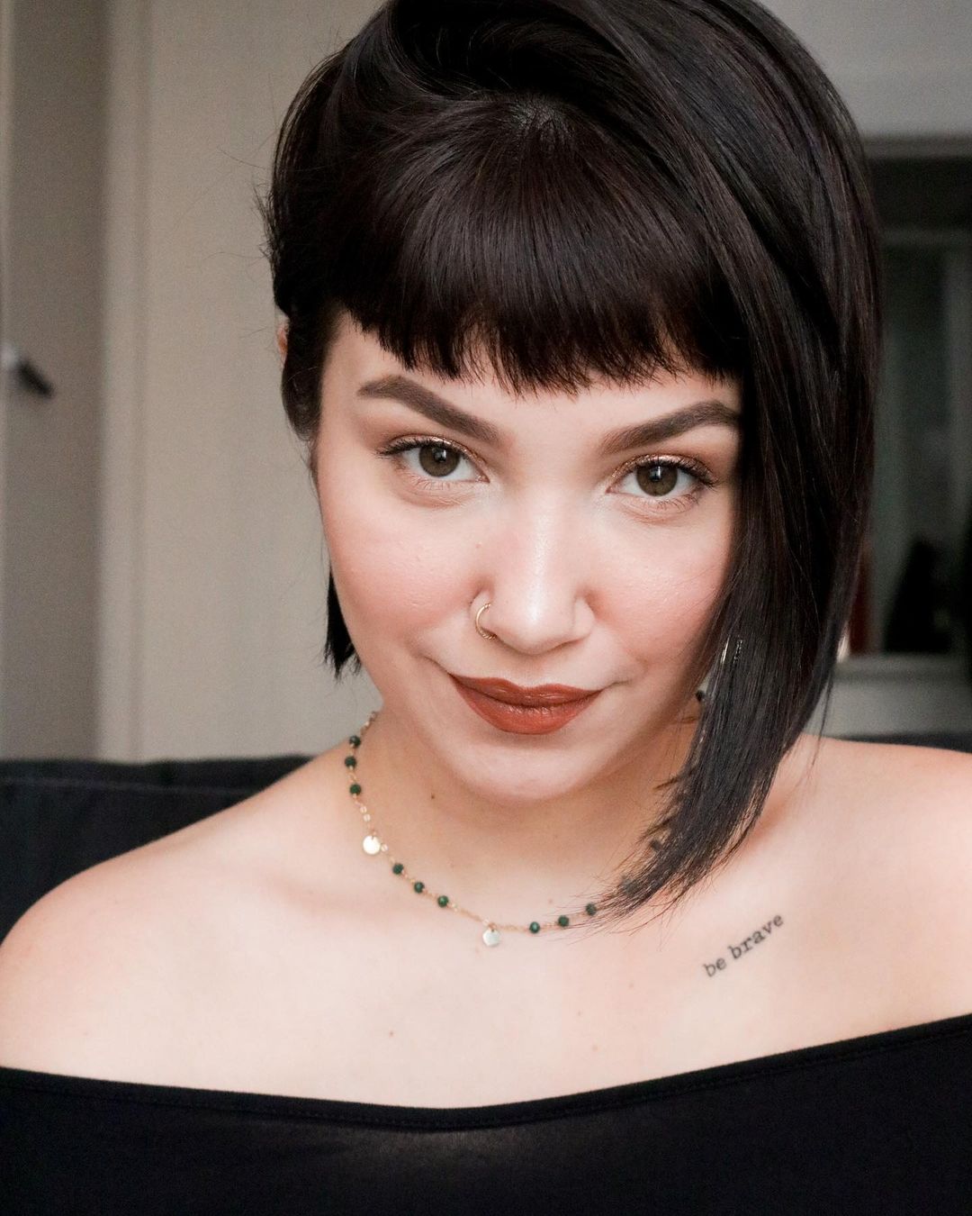 Cabelo curto preto: 50 ideias lindas, modernas e práticas
