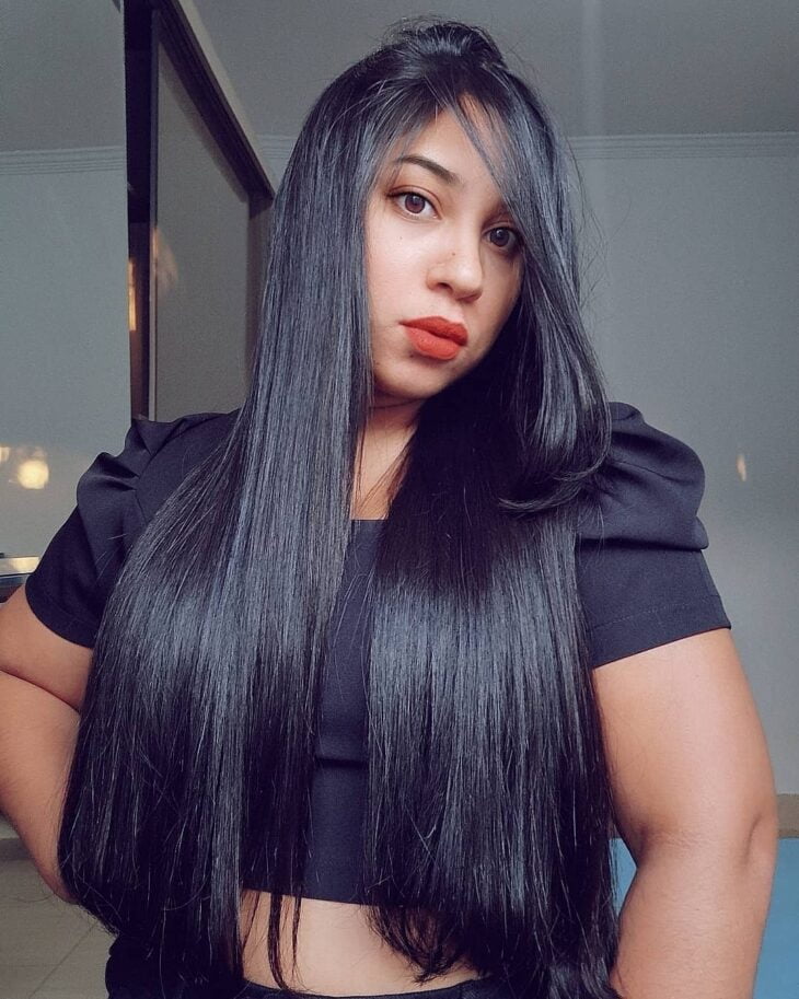 cabelo preto azulado 82