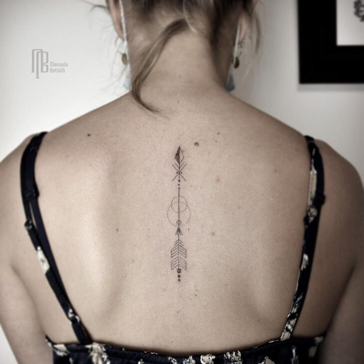 tatuagem de flecha 135