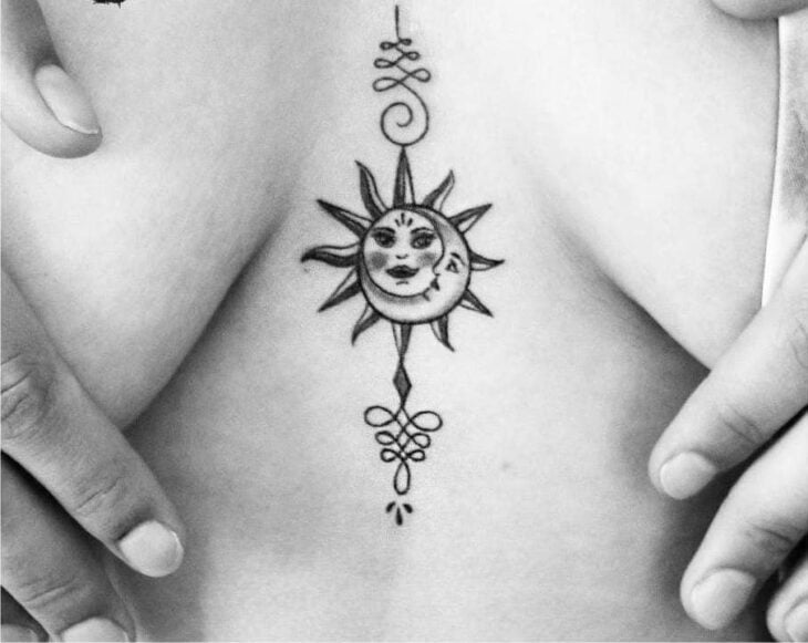 tatuagem de sol e lua 78