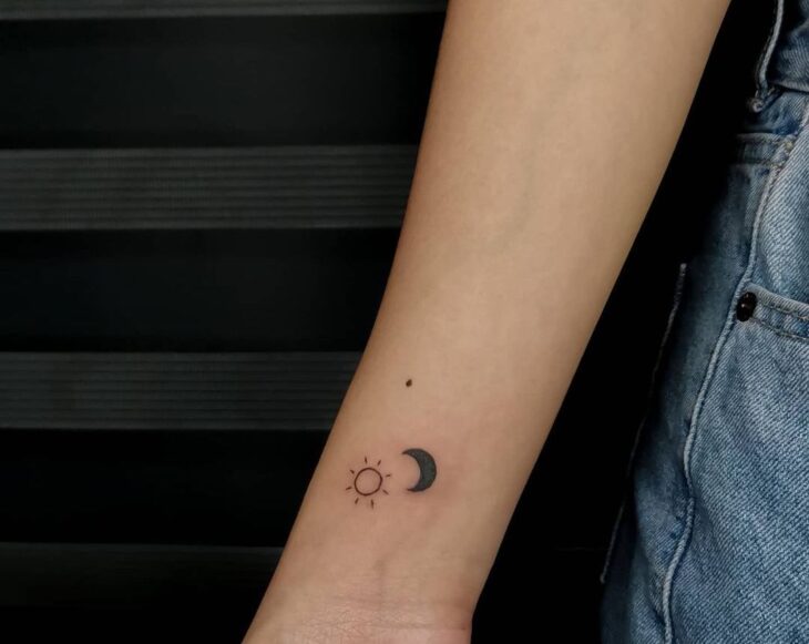 tatuagem de sol e lua 27