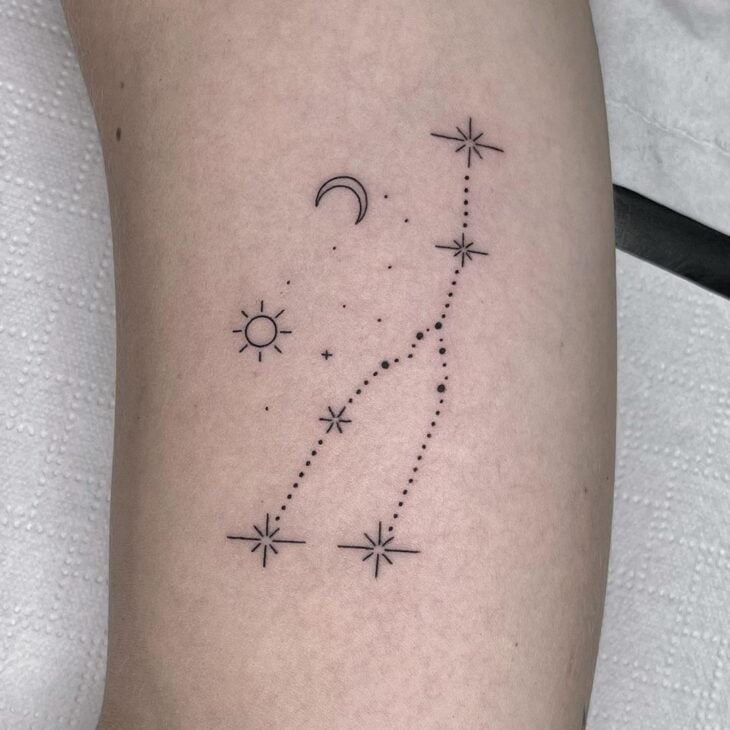 tatuagem de sol e lua 76