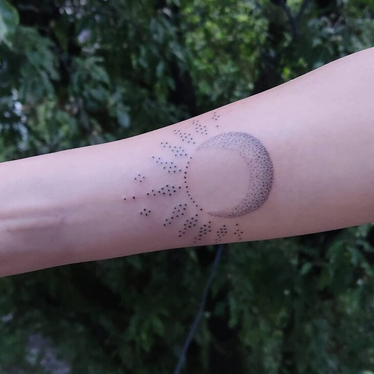 tatuagem de sol e lua 94