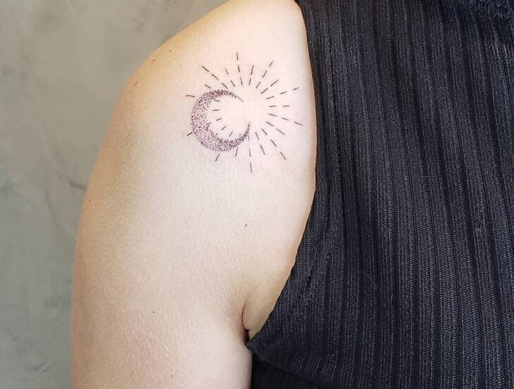 tatuagem de sol e lua 97