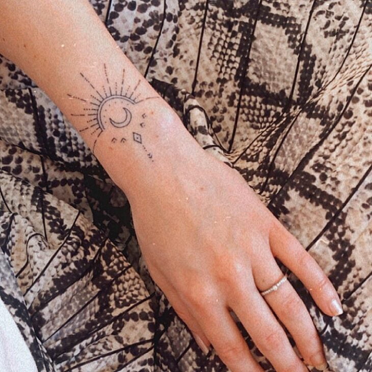 tatuagem de sol e lua 43