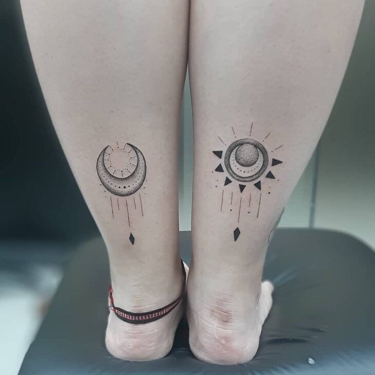 tatuagem de sol e lua 108