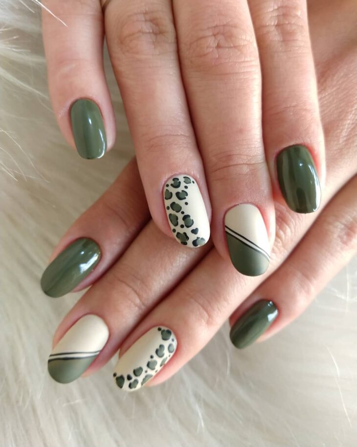 unhas decoradas verde 78