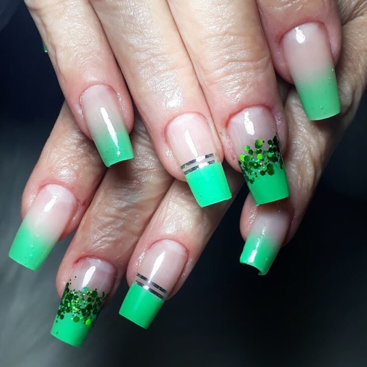 unhas decoradas verde 121