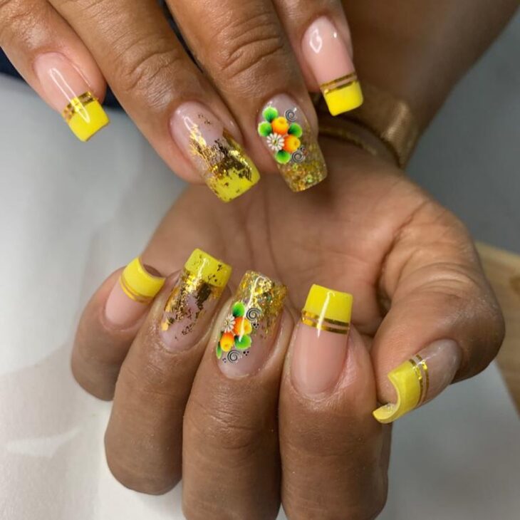 unhas francesinhas decoradas 128