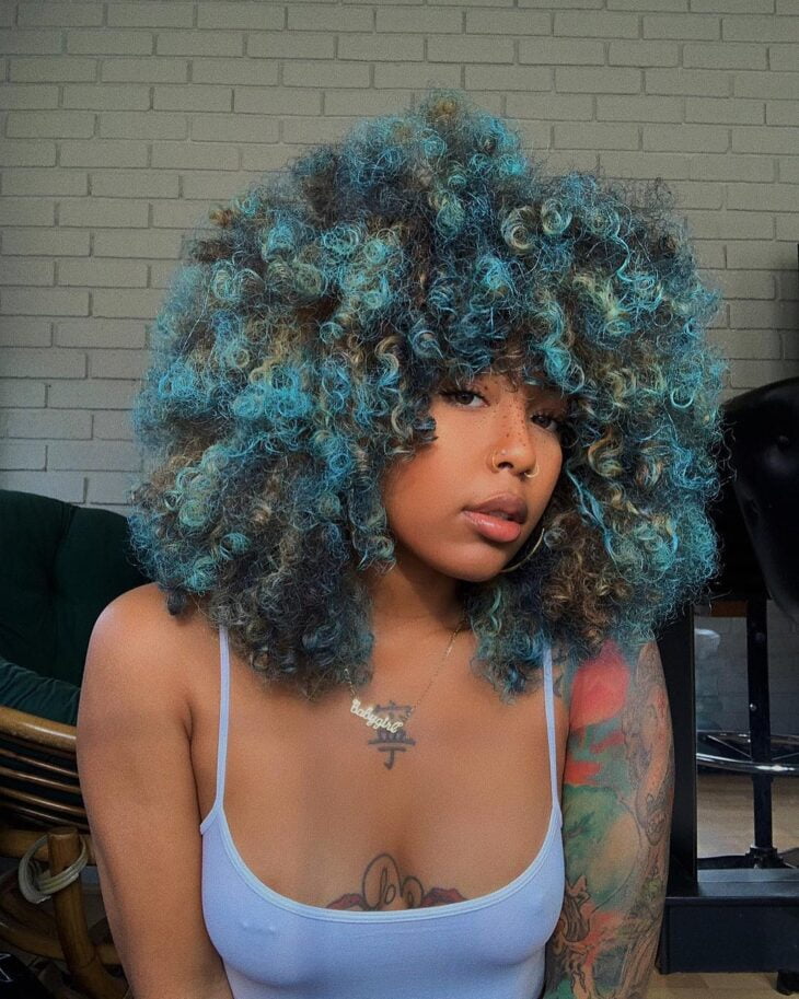 cabelo azul turquesa 19