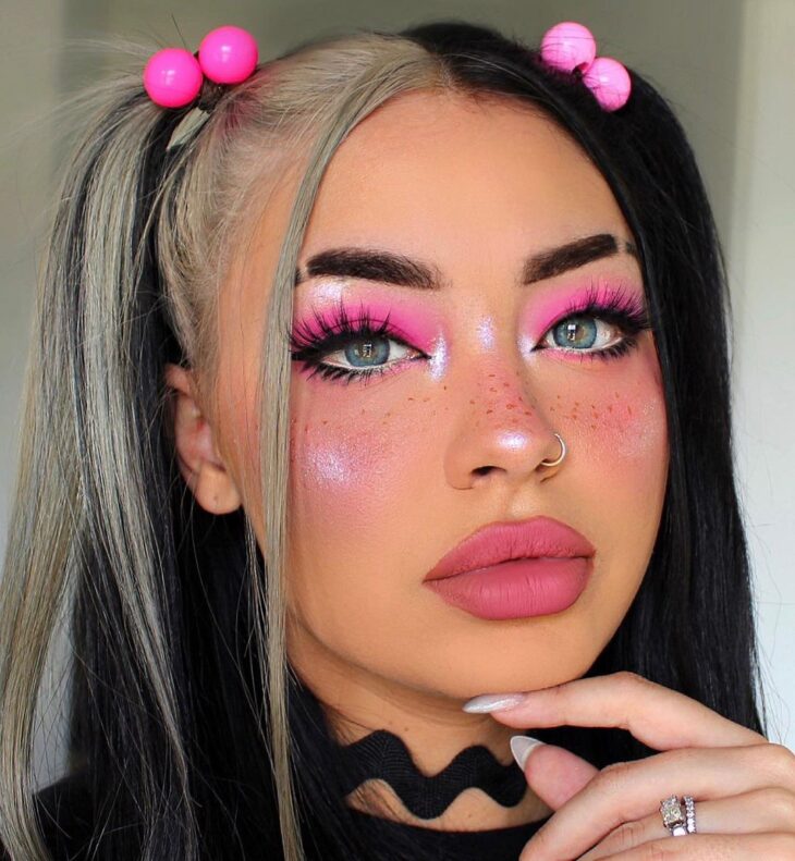 maquiagem neon 63