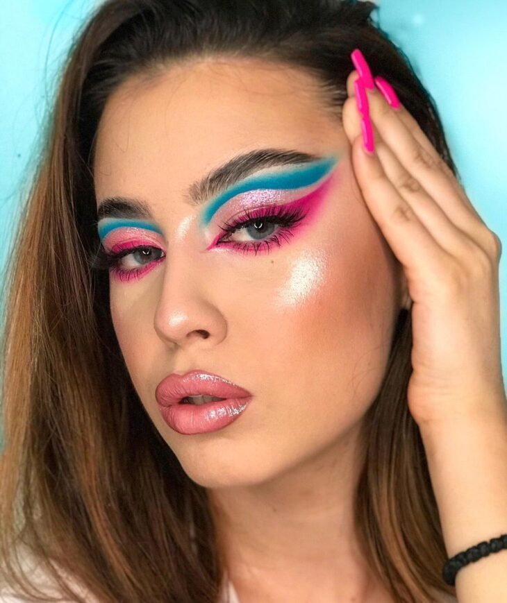 maquiagem neon 75