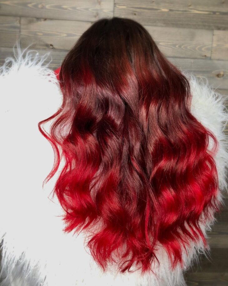 ombré hair vermelho 85