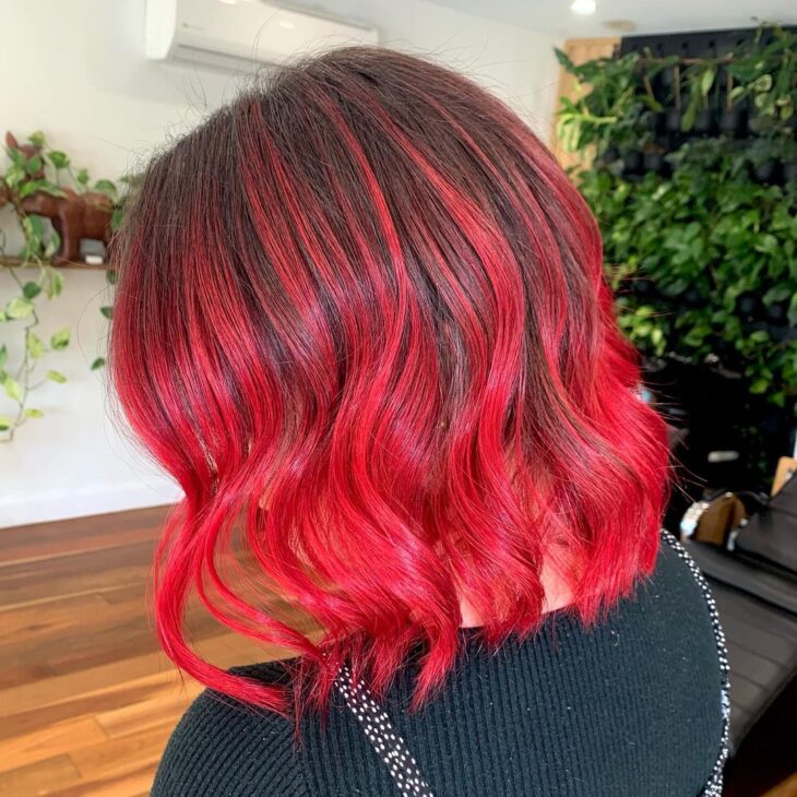 ombré hair vermelho 69