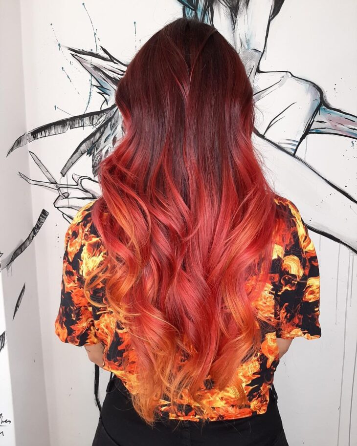 ombré hair vermelho 123