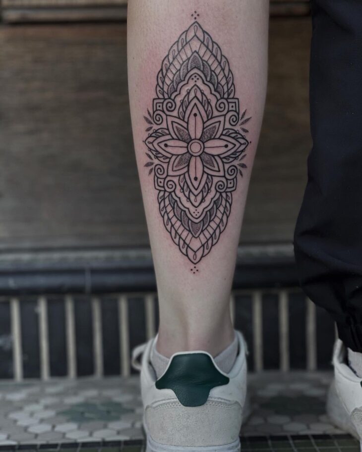 tatuagem na perna 62