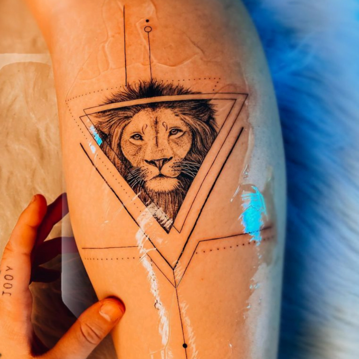 tatuagem de leão 54