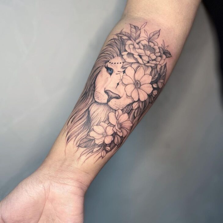 tatuagem de leão 122