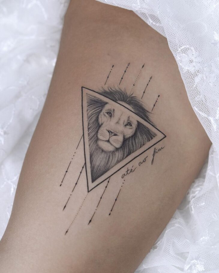 tatuagem de leão 136