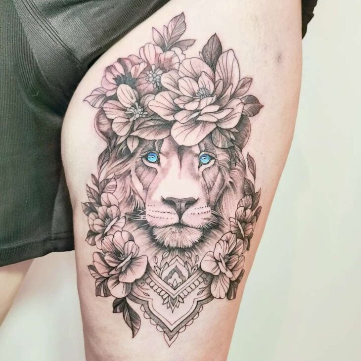 tatuagem de leão 137