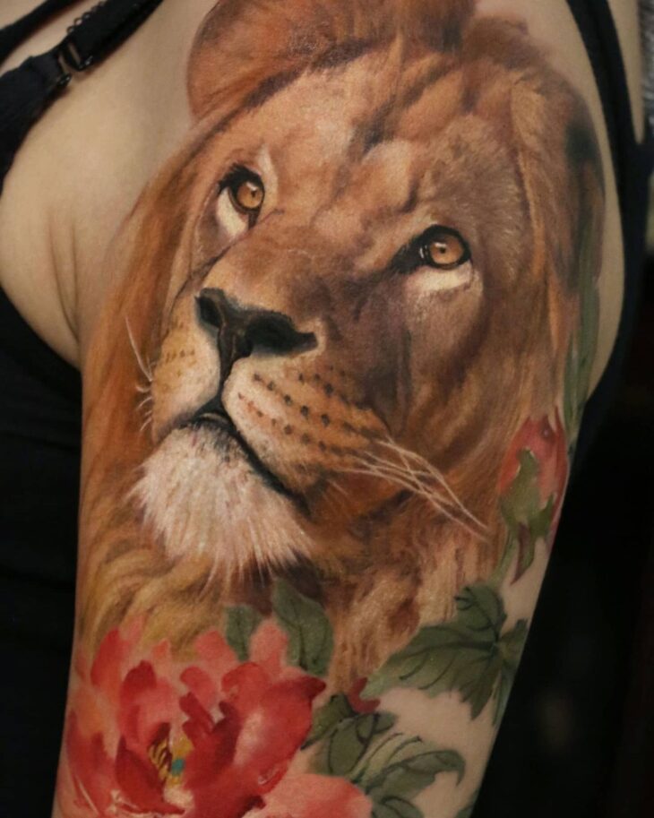 tatuagem de leão 53