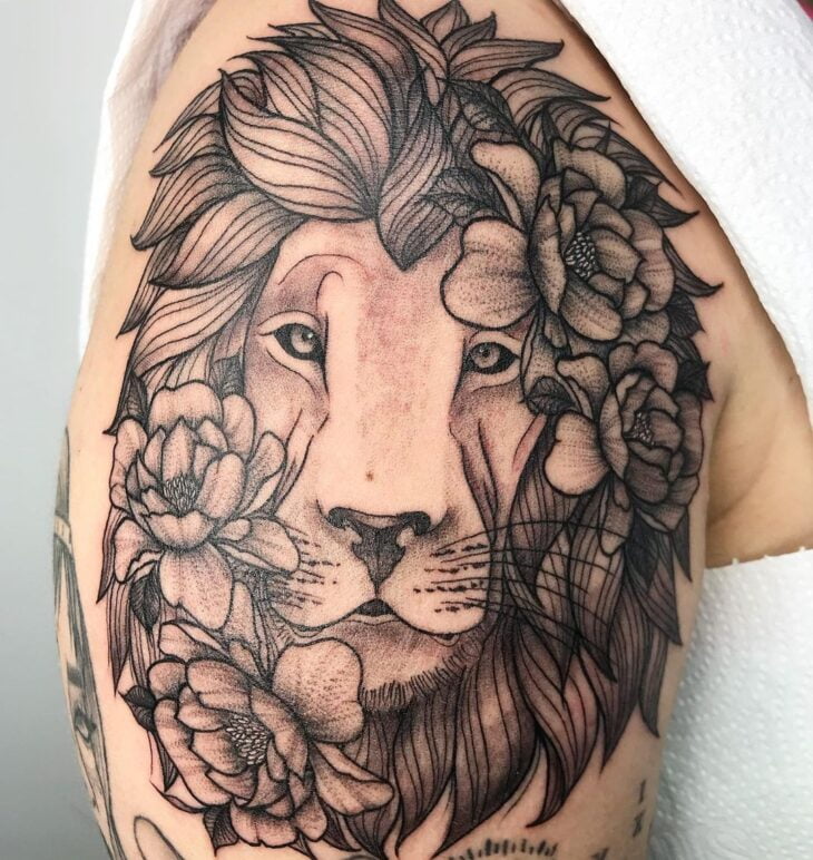 tatuagem de leão 161