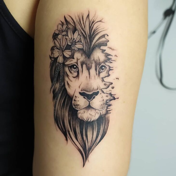 tatuagem de leão 171