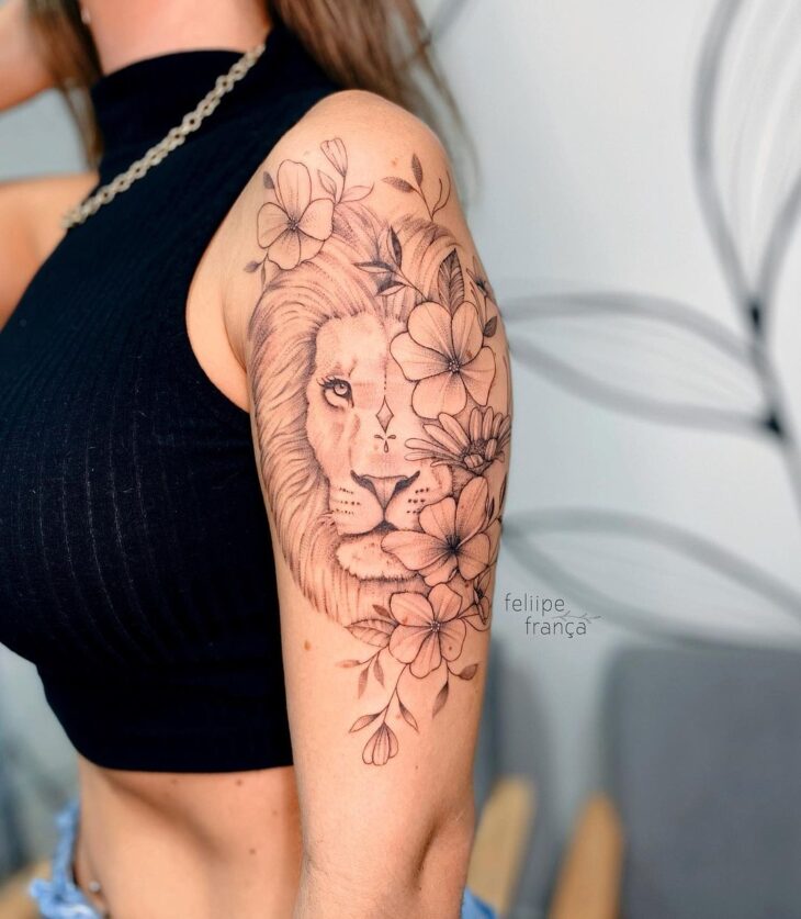 tatuagem de leão 79